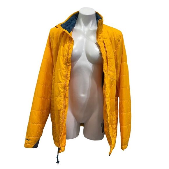 Under Armour Storm1 Yellow Orange Packable, ColdGear Infrared Micro Jacket sz L - Picture 2 of 12